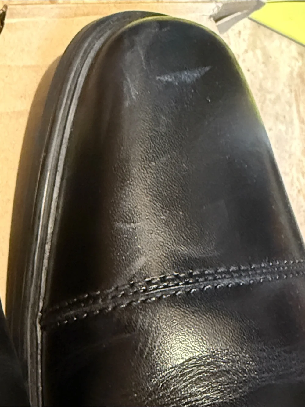 Clarks 9 Tilden Cap Black Leather Oxford Dress Shoe